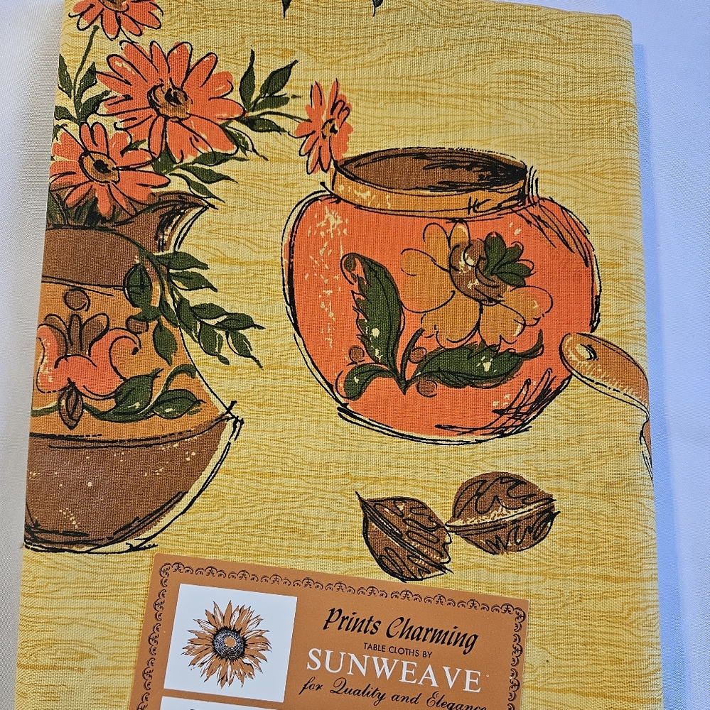 Vintage Prints Charming by Sunweave Tablecloth